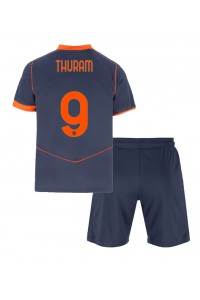 Inter Milan Marcus Thuram #9 Babyklær Tredje Fotballdrakt til barn 2025-26 Korte ermer (+ Korte bukser)